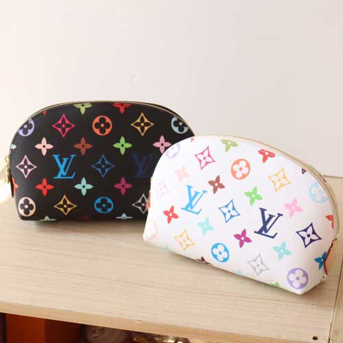 LV與村上隆聯(lián)名三彩化妝包 M13744