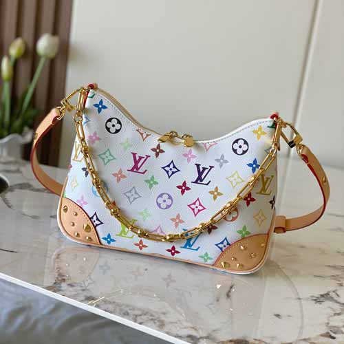 <a href=/lv-pinpai/ target=_blank class=infotextkey>LV原單</a>村上隆合作系列的Boulogne手袋