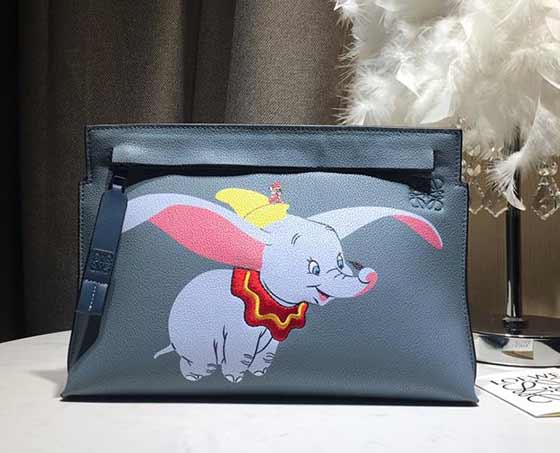 Loewe迪士尼聯名合作款定制Dumbo小飛象手包