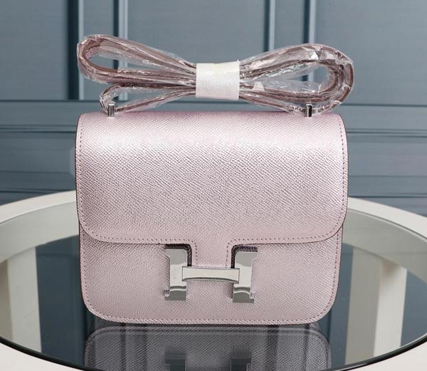 Herm&egrave;s愛馬仕法國原產 （炫彩粉）constance康斯坦空姐包