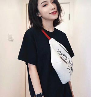 古奇專柜新GG Supreme系列腰包