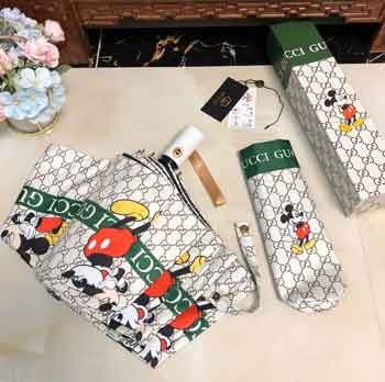 GUCCI古奇大氣而精致米奇圖案自動傘