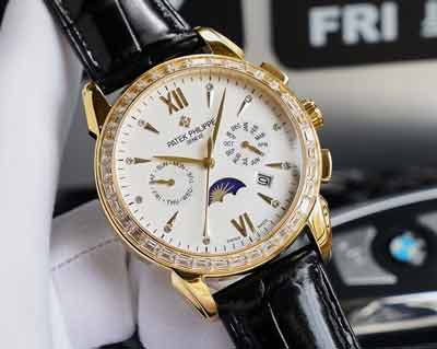 百達翡麗9100多功能機芯男士手表