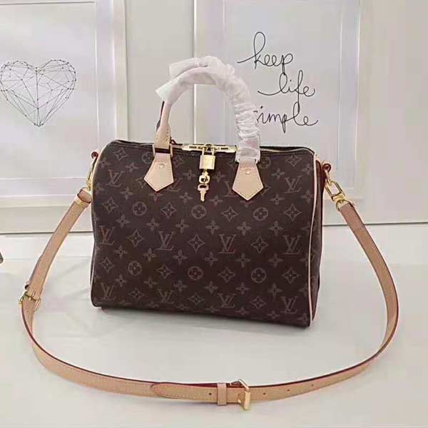 LV經(jīng)典老花Monogram帆布SPEEDY