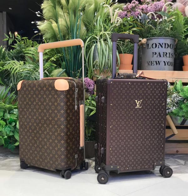 LV路易威登新款黑色棋盤格老花登機箱滑輪拉桿旅行箱行李箱M23209