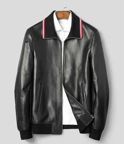 古奇官網(wǎng)同款2019新款真皮皮衣