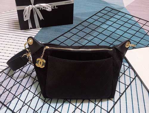 OHANEL聯名Pharrell系列菲董聯名限量麂皮腰包