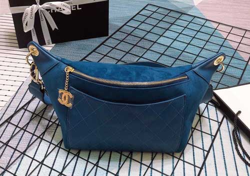 OHANEL聯名Pharrell系列菲董聯名限量麂皮腰包