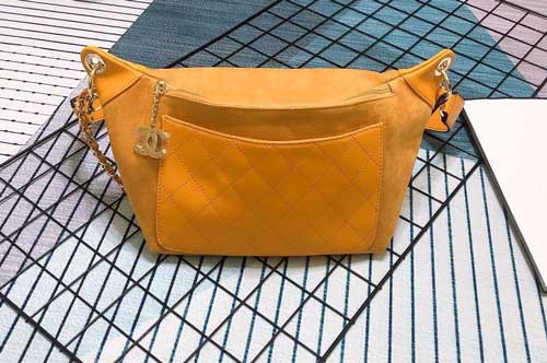 OHANEL聯名Pharrell系列菲董聯名限量麂皮腰包