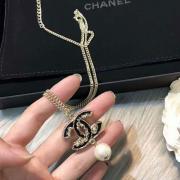 Chanel 2018秋冬小香 黑色烤漆長(zhǎng)鏈 毛衣鏈