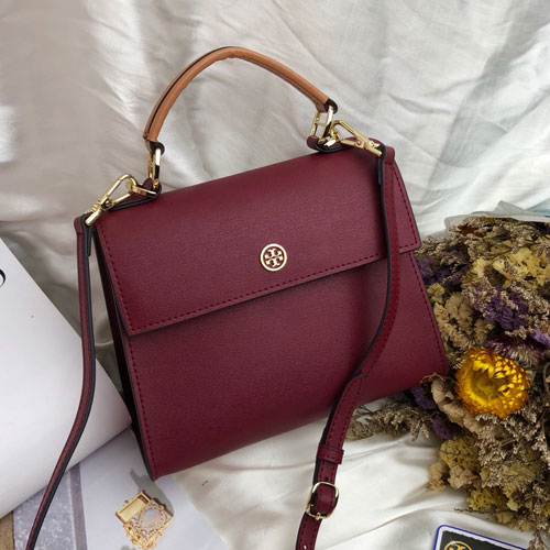 全新toryburch秋季經典系列十字架小logo女士手提單