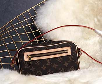 LV經典Monogram老花帆布中古小肩包M51183