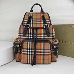 巴寶莉新款中號彩虹Vintage經典軍旅背包