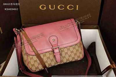 新款單肩包 古奇帆布牛皮女包背包 