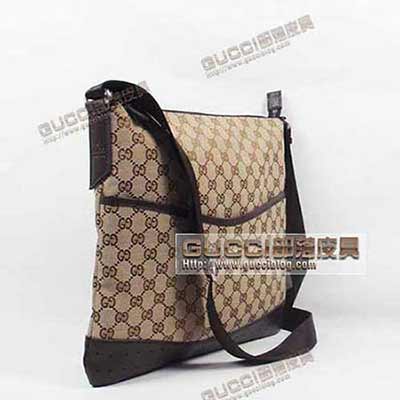 古奇男包 經典款男包 單肩包 斜挎包 帆布包 145856