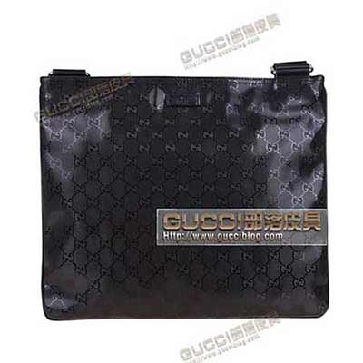 古奇男包46 夏季黑色時尚休閑斜背包