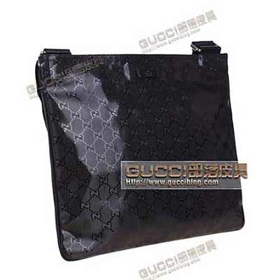 古奇男包46 夏季黑色時尚休閑斜背包