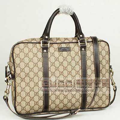 酷奇男包 新款熱消咖啡色多功能電腦包 單肩斜挎包201488啡PVC