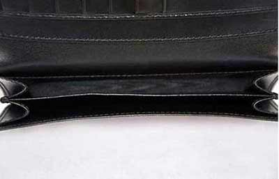 古奇女士中長款牛皮錢夾203550黑