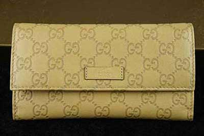 古琦熱消錢包 203573 AH01G 9815 古琦金黃色真皮中長款男女錢包