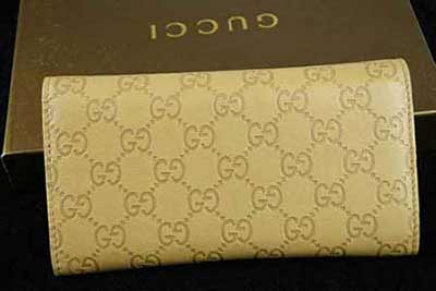 古琦熱消錢包 203573 AH01G 9815 古琦金黃色真皮中長款男女錢包