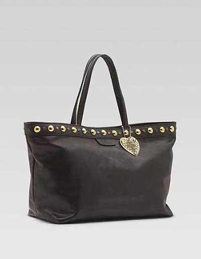 gucci單肩包女包207291黑色全皮包