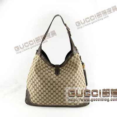 gucci古奇new jackie 竹節流蘇大號肩背包 單肩包 218491