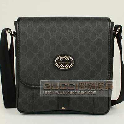 酷奇男士包時尚休閑包單肩包斜挎包斜背包223638黑色PVC商務(wù)男包