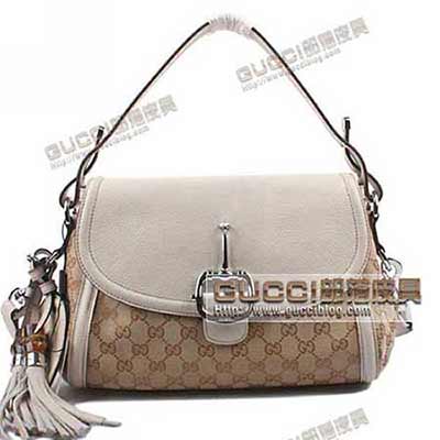 古琦女士包包 熱消單肩包 休閑布包 女士手拎包240266白皮