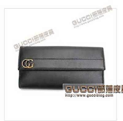 古奇長款錢夾245758 AL70T 1000 雙G圖案真皮錢包