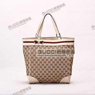 古奇女包 mayfaiy中號(hào)購物袋 時(shí)尚女包 手袋 單肩包 257062白