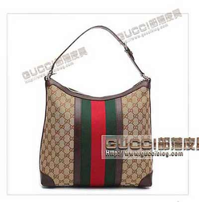 vintage web 中號(hào)圓底包 257084單肩包帆布包潮包休閑