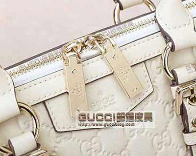 真品代買官網模特款頭層真皮手提包 282301米白