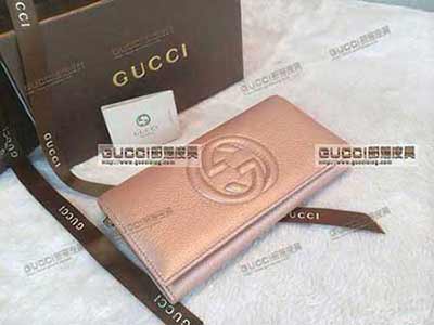 新品復古風長款錢包包 酷奇女式個性錢夾 手拿錢包韓版錢包 282414金粉