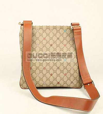 古奇新包 流休閑男包 單肩斜背包295257多彩星PVC