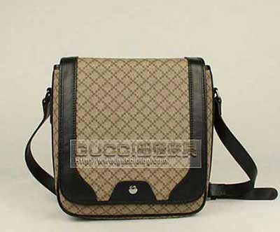 新款酷奇時尚經典格子PVC材質配頭層牛皮單肩斜跨包295679黑色