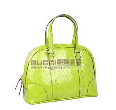 休閑新款女包 尊貴氣質女士潮包 手提斜跨包 309617綠色漆皮