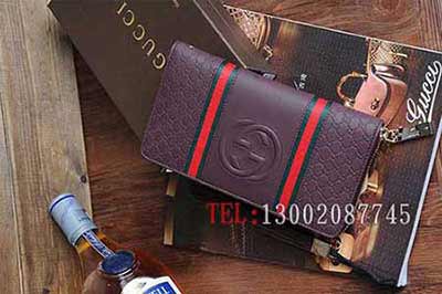 熱消名牌拉鏈包 時尚經典全皮包 真皮長款錢包 588782啡