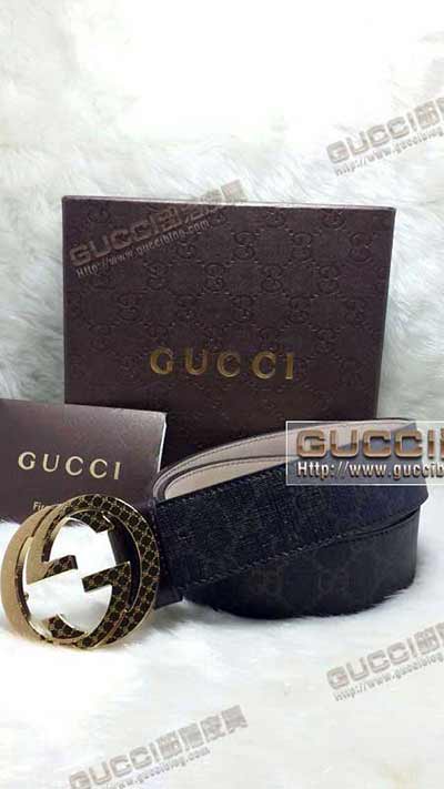 新款古奇皮帶 古奇韓版真皮牛皮雙G扣男士休閑皮帶G4109