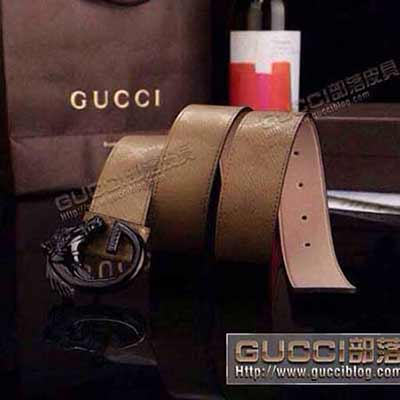 真皮商務休閑頭層牛皮平滑G扣腰帶皮帶G425 36