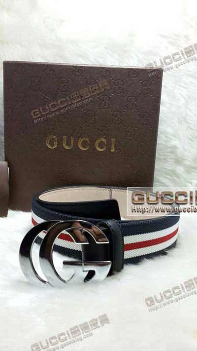 gucci男士真皮腰帶 真品代買酷奇皮帶G481
