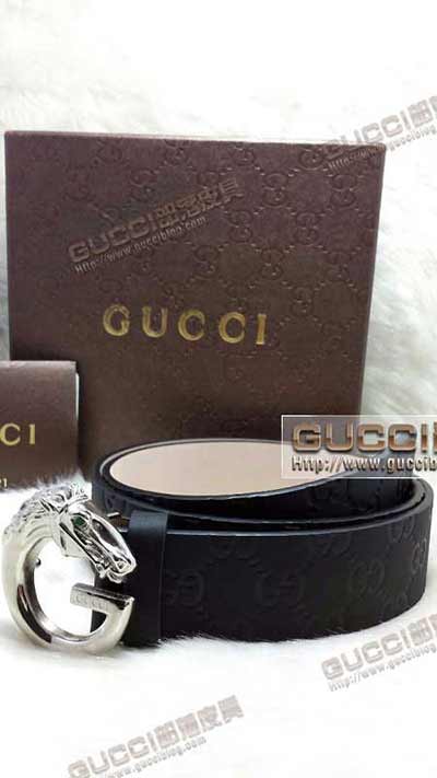 香港代買專賣店古奇男款商務 帶扣高等皮帶G488