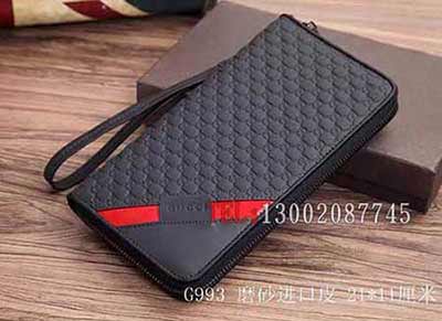 經典款錢包真皮錢包 長款錢夾手拿包全皮歐美錢包 G993藍