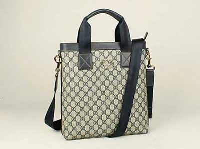 gucci男包手提包 男士手提斜挎包 時(shí)尚休閑公文包298167藍(lán)色