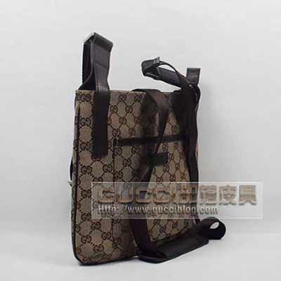 gucci單肩包 時尚新款單肩斜挎包122793咖啡色