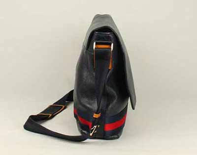 古奇男包 時尚單肩包男士休閑斜挎包281423藍色