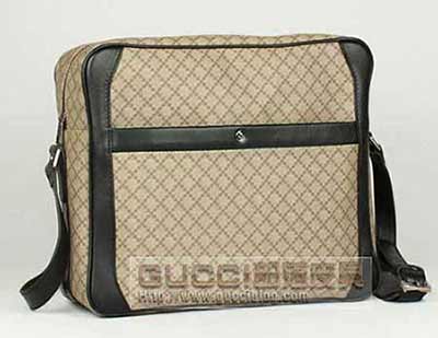 男式包包 雙G時(shí)尚休閑男包單肩包斜挎包267878格子PVC黑皮