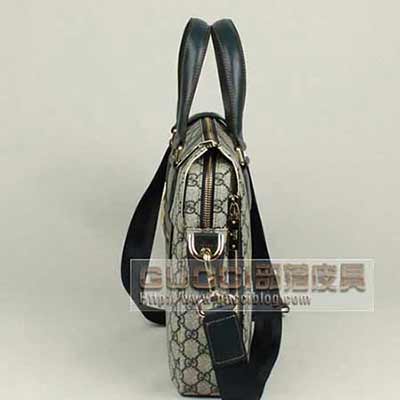 非常gucci男包 公文包 商務(wù)包手提斜跨包298181啡藍兩款