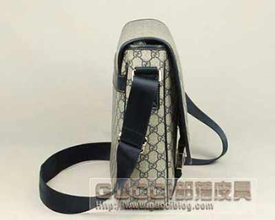 270794男包 古琦男士品質單肩包斜跨包pvc