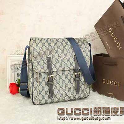 新款時尚男士單肩包 斜跨包 防水材料 爆款款 藍322712